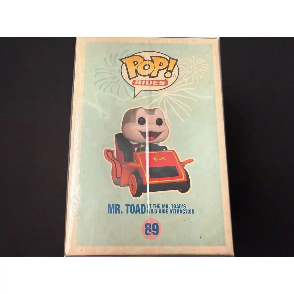 Funko Pop Rides Mr Toad at Mr Toads Wild Ride #89 Disney 65th Anniversary NEW